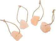 FIXOSHEE 4pcs Salt Blocks Cattle Deer Essential Mineral for Livestock Health Growth Construction for -Term Use Easy Accessibility Each