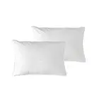 At Home Homewares Pack of 2 Standard Machine Washable Feather Pillows 45 x 70 +