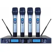 4 Channel UHF Wireless Handheld Microphone System for AKG Cordless mic Set