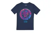 Black Panther Childrens/Kids Cyber Panther T-Shirt (Navy) - UTTV2520