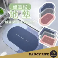 在飛比找momo購物網優惠-【FANCY LIFE】硅藻泥地墊(地墊 浴室地墊 矽藻土軟