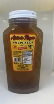APIARIO REYNA MIEL DE ABEJA BEE HONEY WITH HONEYCOMB- 38.8oz (1 Kg) MEXICO