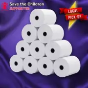100 Premium Thermal Paper EFTPOS Roll 57x37mm Square Terminal- LOCAL PICKUP ONLY