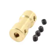 RC Airplane 2mm to 3mm Brass Motor Shaft Coupling Coupler Connector Adapter
