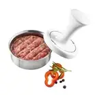 GEFU Spark Party Burger Press White/Stainless Steel