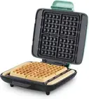Deluxe No-Drip Waffle Iron Maker Machine 1200W + Hash Browns, or Any Breakfast,