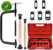 13Pcs Black Valve Spring Compressor Tools Assortment Kit, Including 5Pcs Pusher