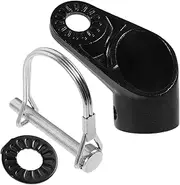 1 Set Bike Trailer Attachment Coupling Bicycle Trailer Coupling Steel Tow Hitch Bike Supply Drawing Head Rear Rack Accessory Traction Head Cycling Adapter Coupler