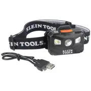 Klein Tools 56048 Rechargeable Headlamp with Strap, 400 Lumen All-Day Runtime