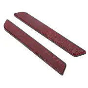 2PCS Red Reflectors Fit for Harley 1994-2013 Latch Covers Hard Saddlebag Side US