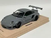1/18 AB Models Porsche 911 Liberty Walk In Matte Gray Model #01 /55 n BBR or MR