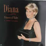 Diana Princess of Wales 2000 Calender Sealed