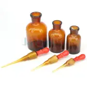 30ml/60ml/125ml Brown Glass Dropping Bottle Pipette With Dropper