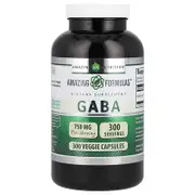 Amazing Nutrition, GABA, 750 mg, 300 Veggie Capsules