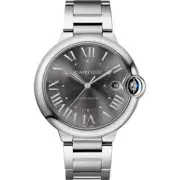 Cartier Ballon Bleu Automatic 40MM Grey Dial Men's St. Steel Watch WSBB0060