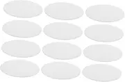 HOMOBABE 12pcs Light Shade Diffuser Cover Acrylic Sheet for Ceiling Light Shade Diffuser Bulb