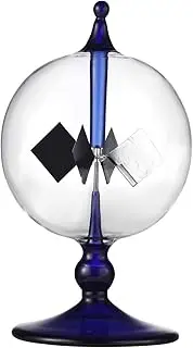 DORAMI Blue Solar Power Radiometer Sun Light Energy Spinning Vanes Windmill Gift Home Desk Decoration