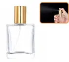 100ml Refillable Perfume Atomizer Empty Glass Spray Bottle Container Gold