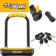 On Guard Pitbull Medium 90 X 175Mm U-Lock Includes Quick Release Carrying Mount
