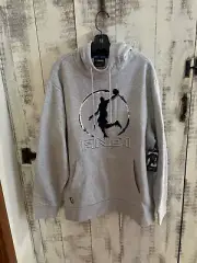 And1 2XL Double Team Hoodie Grey Heather