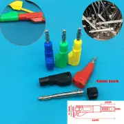 10PCS 4mm Stackable Solder Banana Plug Test Plug Connector for DIY Electrical