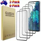 For Samsung Galaxy S20 S21 S23 FE S24 Full Cover Tempered Glass Screen Protector