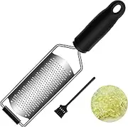 Cheese Zester Grater Handheld with Handle-Lemon Citrus Zester Tool Graters for Kitchen Stainless Steel Salad Spinner Cake Decorating Supplies, Perfect Kitchen Gadgets Zucchini Nutmeg Ginger Peeler