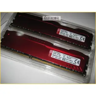 JULE 3C會社-金士頓 HyperX FURY DDR3 1866 8G X2 共 16GB 炫目紅/雙面 記憶體