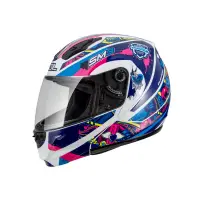 在飛比找蝦皮商城優惠-【SOL Helmets】SM-3可掀式安全帽 (惡天使_白