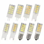 G9 E14 G4 4W 51 SMD 2835 LED Pure White Warm White Natural White Light Lamp Bulb AC220V E14 PURE WHITE