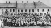 Archdukes Friedrich and Karl of Austria with their officers WWI 19- Old Photo