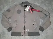 Alpha Industries L-2B Rip and Repair Bomber Flight Jacket Black Men's Large NEW