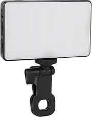 Diyeeni LED Phone Light, Clamp/Holder Video RGB Light, Portable Selfie for Phone, Adjustment Lighting Modes, Built in 3000mAh Battery, for Photography for TikTok Vlog Video