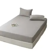 Catzon Cotton Sheets Mattress Dustproof Protective Cover Fabric Bedding-PearlGrey