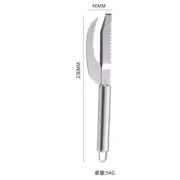 Stainless Steel 3 In 1 Fish Scale Knife Fish Scale Scrapper Fast Remove