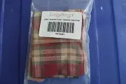 Longaberger 2001 Pumpkin Patch Basket Orchard Park Plaid Liner #2676081 - NEW
