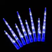 LED Icicle Tube Lights 24-Pack Available in 2 Colors - White