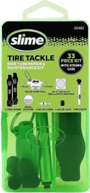 Slime Deluxe Tire Tackle: Bike Tube Repair & Inflation Kit
