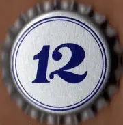 USA Plastic Lined Beer Crown Bottle Cap: Flat 12 Brewing