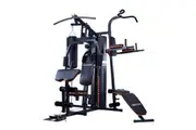 Powertrain Multi Station Home Gym 150lbs Weights Punching Bag