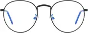 Blue Light Blocking Glasses Classic round Glasses Vintage Circle Metal Eyegla...