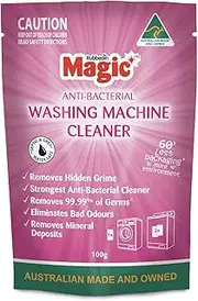 Magic Anti-Bacterial Washing Machine Deep Cleaner Removes Built-up Grime, Detergent & Mineral Deposits 100g