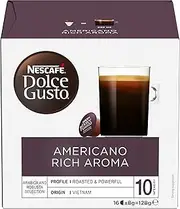 [NESCAFÉ DOLCE GUSTO] Café Americano Coffee Pods 3x16 Capsules (48 Count, Pack of 3)