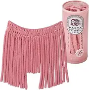 Nishikawa TT95350607 Pasutao Dedicated Hair Drying Towel, 23.6 x 17.7 inches (60 x 45 cm), Washable, Fun and Speedy, Hair Drying Towel, Time-Saving, Water Absorbent, Quick Drying, Pink