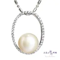 在飛比找momo購物網優惠-【大東山樑御珊瑚】天然珍珠香檳金珠項墜－圓緣(9-9.5mm