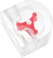 iplusmile Flow Indicator Acrylic Way Computer Water Cooling Flow Essential Computer Accessory for Water Cooling Monitoring