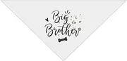 VGOL Dog Bandana Big Brother Pet Triangle Scarf Dog Bibs Kerchief for Medium Large Dogs Everyday Wear Photo Shot Parties Wedding Photo Prop Pet Accessories