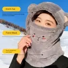 Anti-freezing Pullover Hat With Mask Ear Protection Hat Cycling Cap Winter