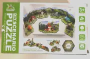 DIY- Scenario Puzzle-Dinosaur Series/Animal Series. Puzzle In Box Is A Mystery