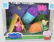 PEPPA PIG Camping Sleepover Fun Playset with Rebecca Rabbit Figure NIB